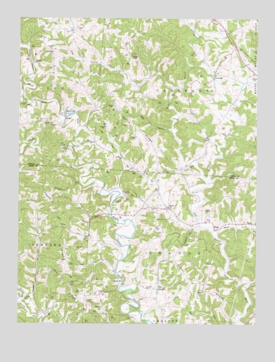 Alfred, OH USGS Topographic Map