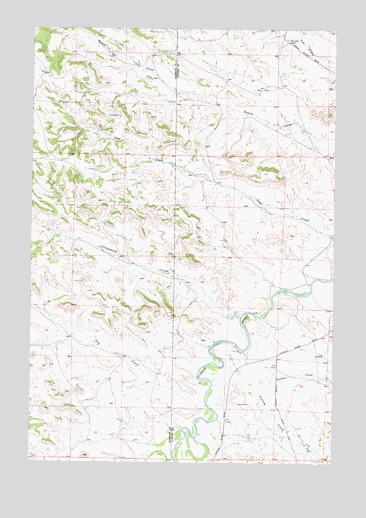 Brandenberg NW, MT USGS Topographic Map