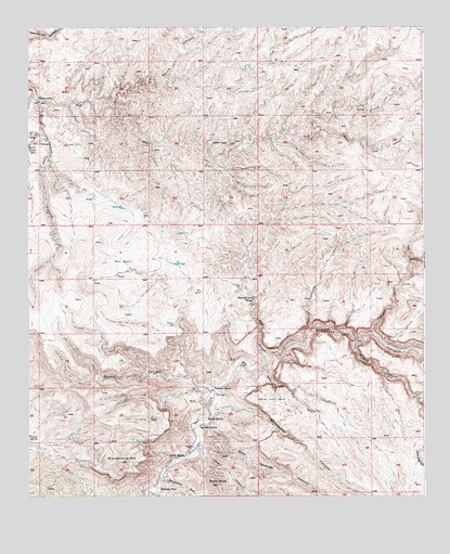 Brandenburg Mountain, AZ USGS Topographic Map
