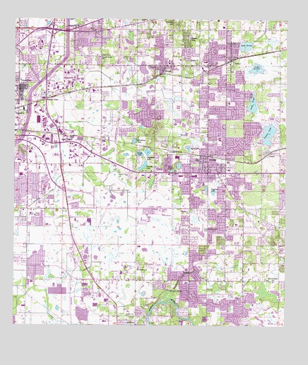 Brandon, FL USGS Topographic Map