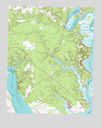 Brandon, VA USGS Topographic Map