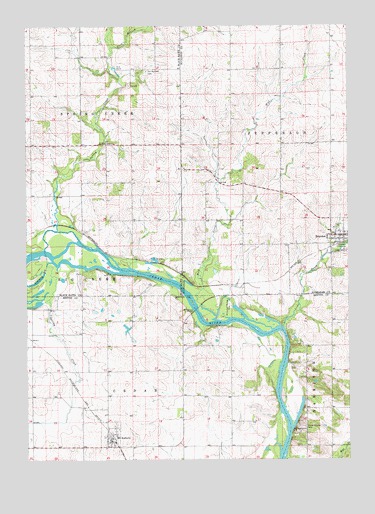 Brandon, IA USGS Topographic Map