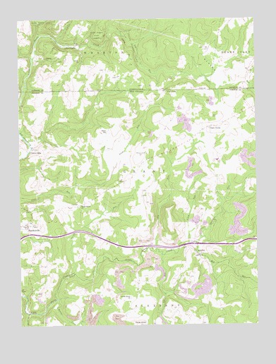 Brandonville, WV USGS Topographic Map