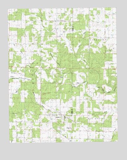 Brandsville, MO USGS Topographic Map