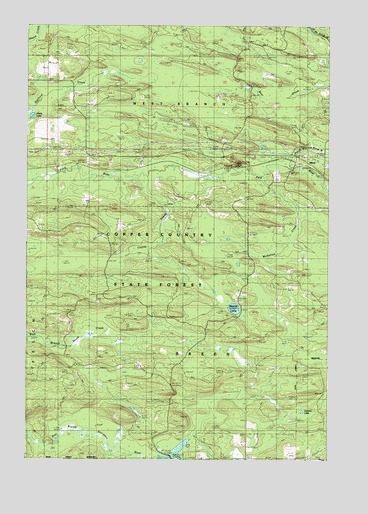Alfred, MI USGS Topographic Map