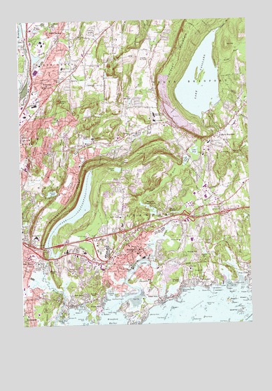 Branford, CT USGS Topographic Map