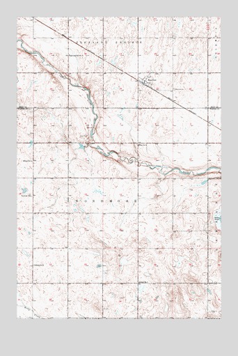 Brantford, ND USGS Topographic Map