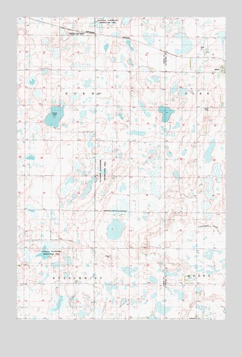 Alfred, ND USGS Topographic Map