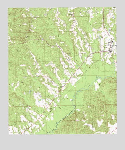 Brantley, AL USGS Topographic Map