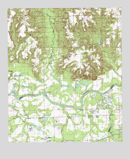 Brassell, AL USGS Topographic Map