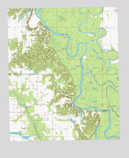 Aberdeen, AR USGS Topographic Map