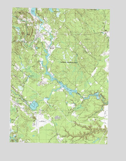 Alfred, ME USGS Topographic Map