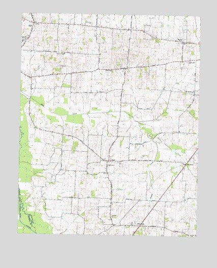 Brazil, TN USGS Topographic Map