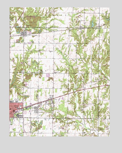 Brazil East, IN USGS Topographic Map
