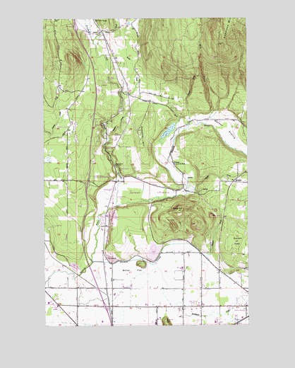Alger, WA USGS Topographic Map