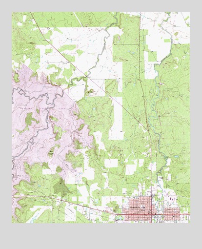 Breckenridge, TX USGS Topographic Map