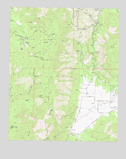 Breckenridge Mountain, CA USGS Topographic Map