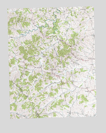 Breckinridge, KY USGS Topographic Map