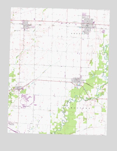 Breese, IL USGS Topographic Map