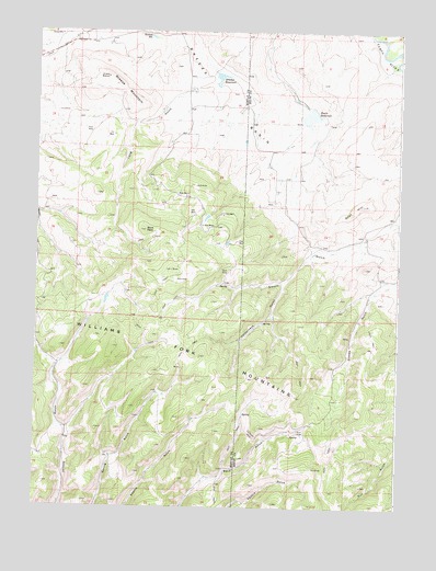 Breeze Mountain, CO USGS Topographic Map