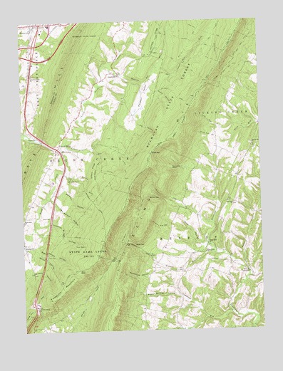 Breezewood, PA USGS Topographic Map