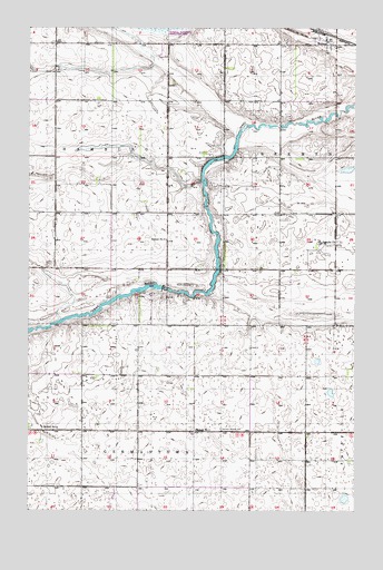 Bremen, ND USGS Topographic Map