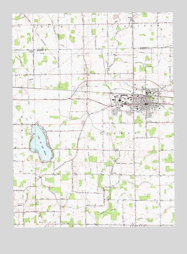 Bremen, IN USGS Topographic Map