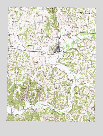 Bremen, OH USGS Topographic Map