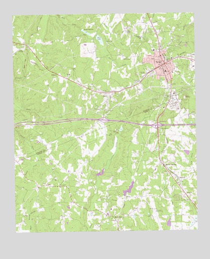 Bremen, GA USGS Topographic Map
