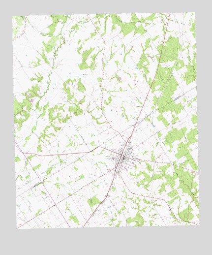 Bremond, TX USGS Topographic Map
