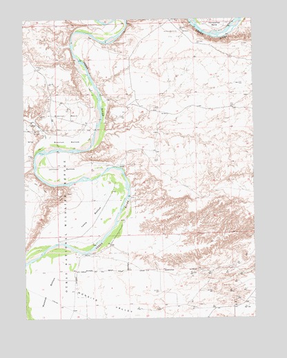 Brennan Basin, UT USGS Topographic Map