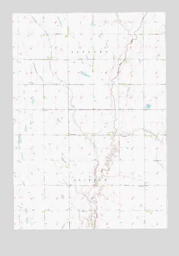 Brentford SE, SD USGS Topographic Map