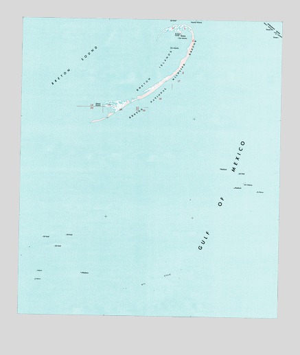 Breton Islands, LA USGS Topographic Map