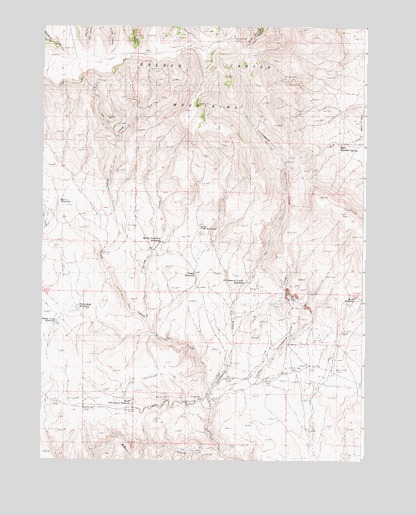 Bretz Mine, OR USGS Topographic Map