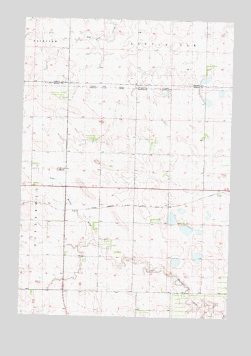 Brewer Butte, SD USGS Topographic Map