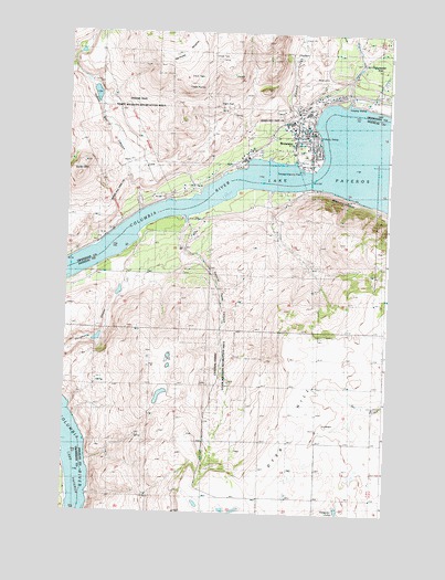 Brewster, WA USGS Topographic Map