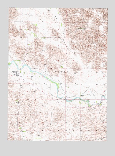 Brewster, NE USGS Topographic Map
