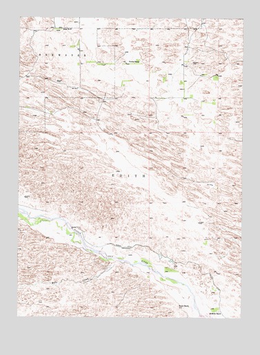 Brewster SE, NE USGS Topographic Map