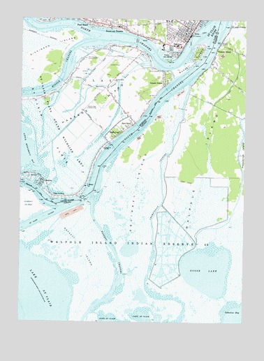 Algonac, MI USGS Topographic Map