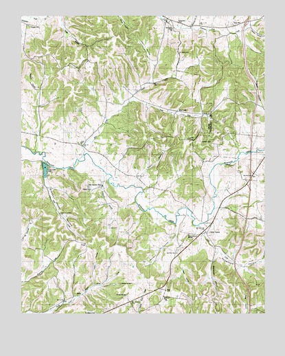 Brick Church, TN USGS Topographic Map