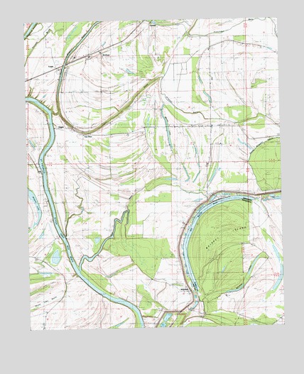 Brickeys, AR USGS Topographic Map
