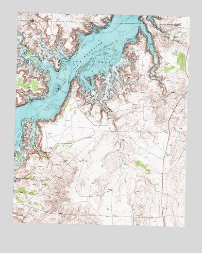Alibates Ranch, TX USGS Topographic Map