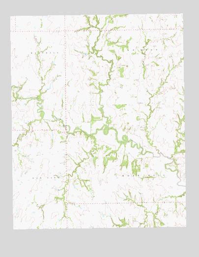 Bridge Creek, OK USGS Topographic Map