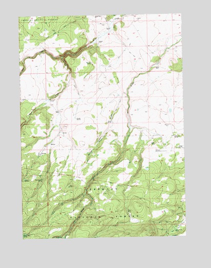 Bridge Creek Draw, OR USGS Topographic Map