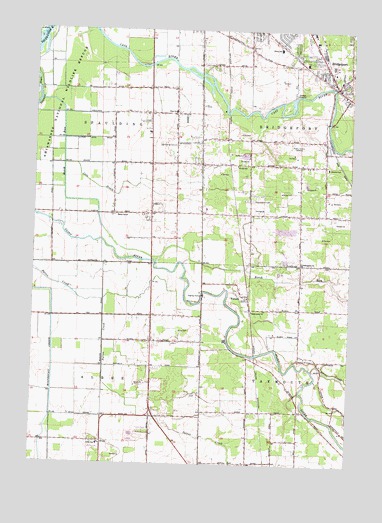 Bridgeport, MI USGS Topographic Map