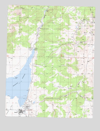 Bridgeport, CA USGS Topographic Map