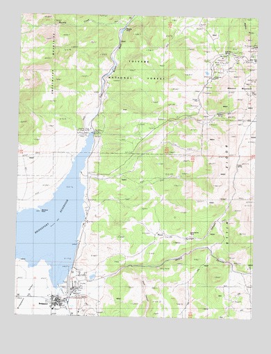 Bridgeport, CA Topographic Map - TopoQuest