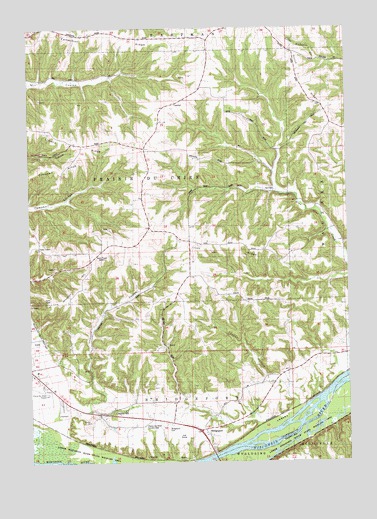 Bridgeport, WI USGS Topographic Map