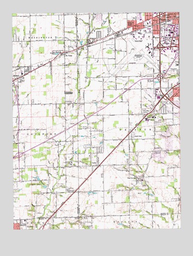 Bridgeport, IN USGS Topographic Map
