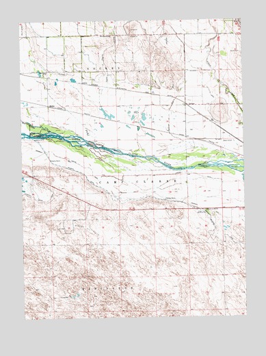 Bridgeport NW, NE USGS Topographic Map